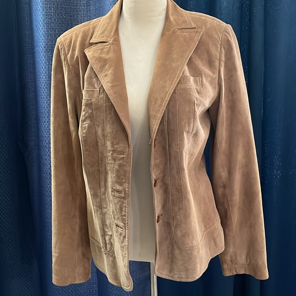 Alfani Leather Suede Jacket NWOT - Picture 2 of 8